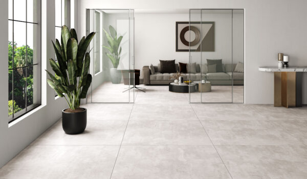 Porcelanato Embramaco Master Soft Concret 123X123 Acetinado 123001 - Imagem 2