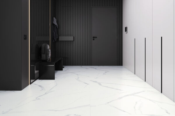 Porcelanato Embramaco Master Calacata Gray 123X123 Acetinado 123008 - Imagem 2