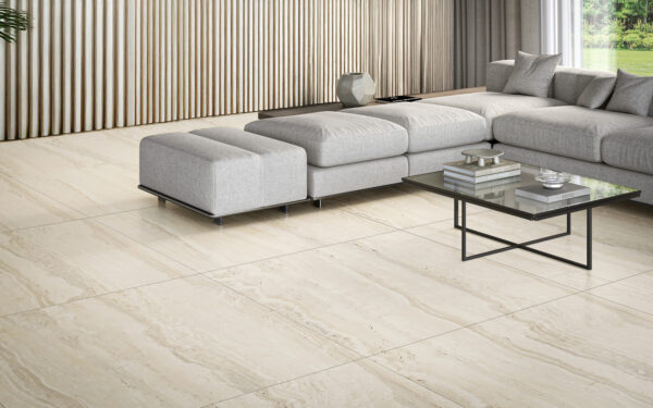 Porcelanato Embramaco Master Navona Bege 123X123 Acetinado 123020 - Imagem 2