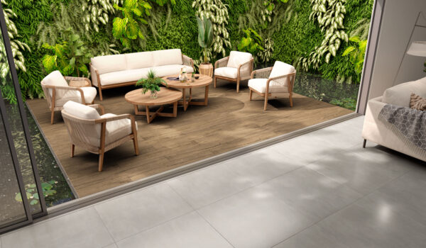 Porcelanato Embramaco Detroit Gray Plus 83X83 Acetinado Ref 83053 - Imagem 2