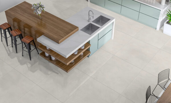 Porcelanato Embramaco Carbon Off White Lux Plus 82X82 Polido P82049 - Imagem 2